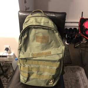 U.S. Army Tactical Pack Molle Web Olive Green Backpack Size 20”x13”x10”